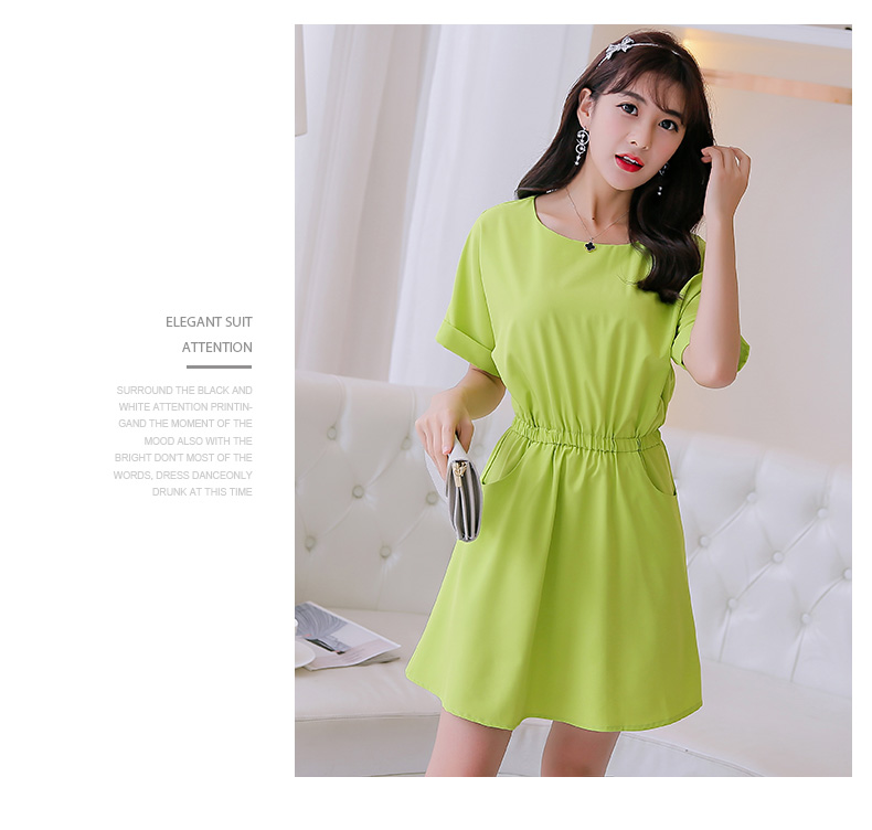 TW60034 Fashion Dress Green