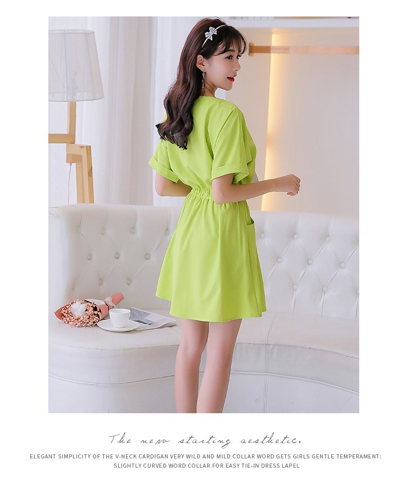 TW60034 Fashion Dress Green