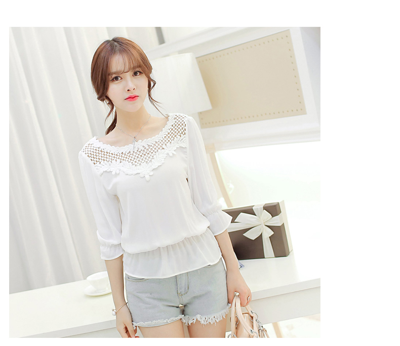 TW60043 Sweet Fashion Top White
