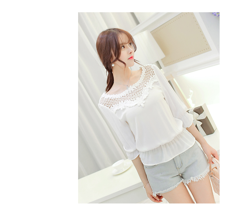 TW60043 Sweet Fashion Top White
