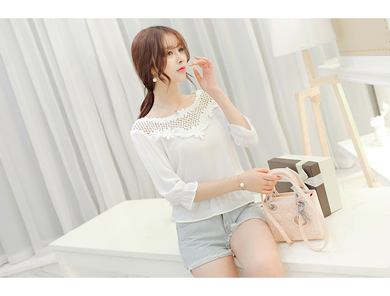 TW60043 Sweet Fashion Top White