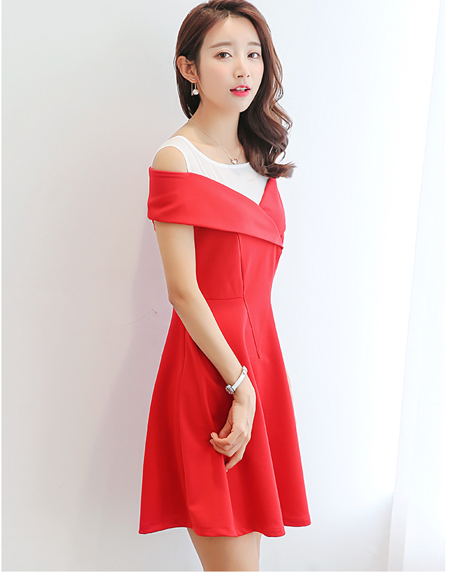 TW60045 Pretty OL Dress Red