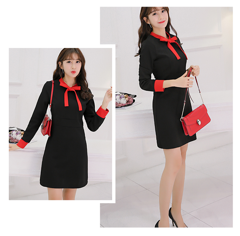 TW60053 Charming OL Dress Black