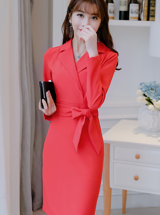 TW60055 Elegant Dress Red
