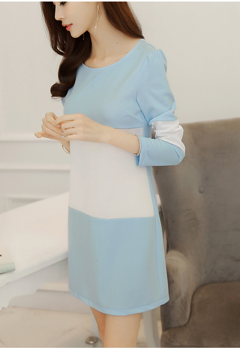 TW60057 Sweet OL Dress Blue