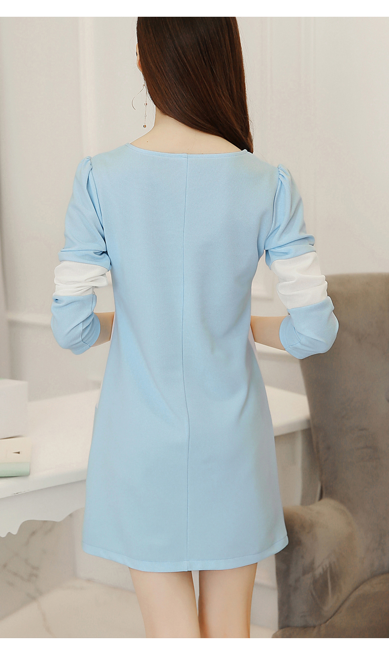 TW60057 Sweet OL Dress Blue