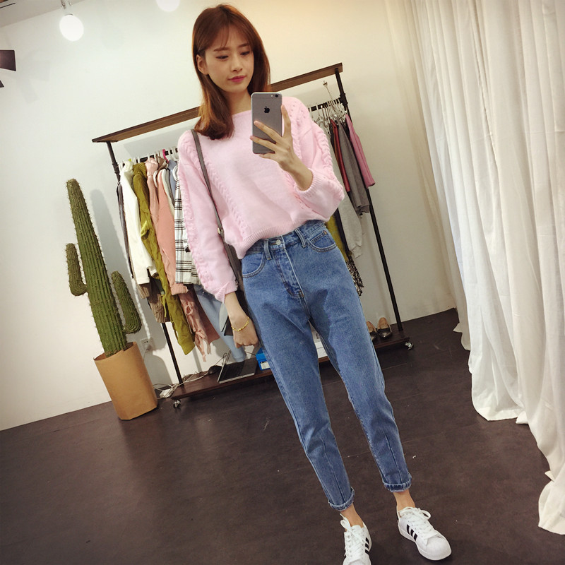 TW60061 Fashion Denim Pant Blue