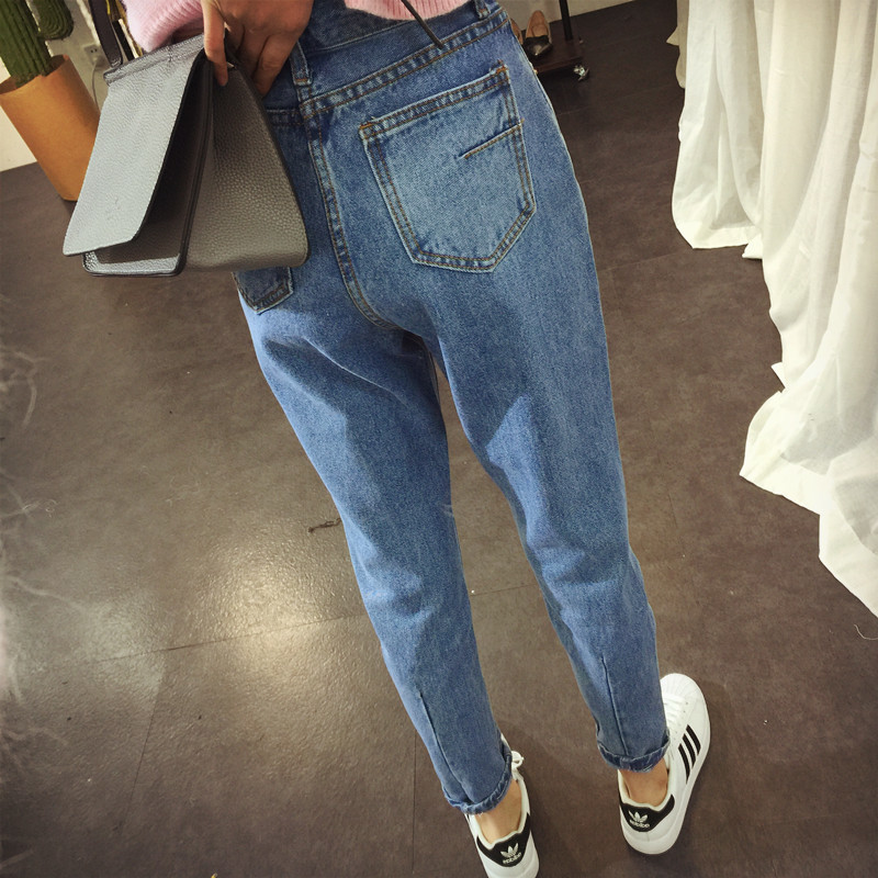 TW60061 Fashion Denim Pant Blue