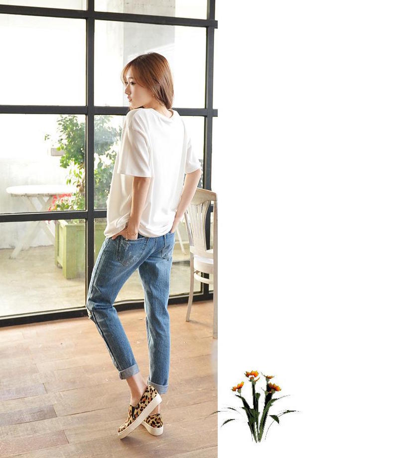 TW60064 Fashion Denim Pant Blue