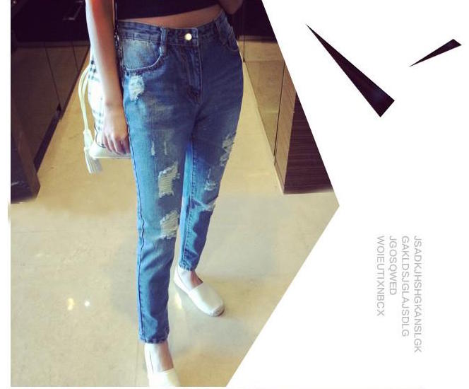 TW60066 Stylish Denim Pant Blue