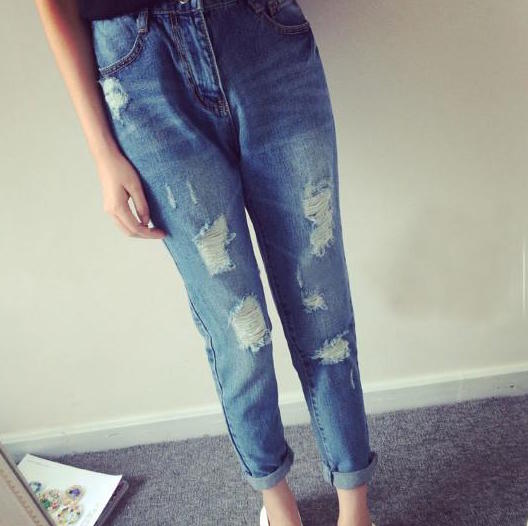 TW60066 Stylish Denim Pant Blue