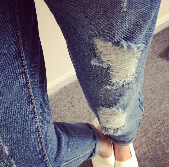 TW60066 Stylish Denim Pant Blue