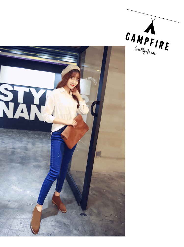TW60071 Fashion Denim Pant Blue