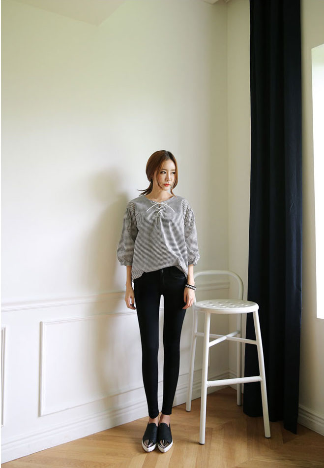 TW60072 Stylish Denim Pant Black