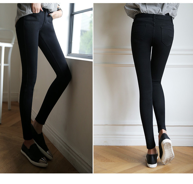 TW60072 Stylish Denim Pant Black