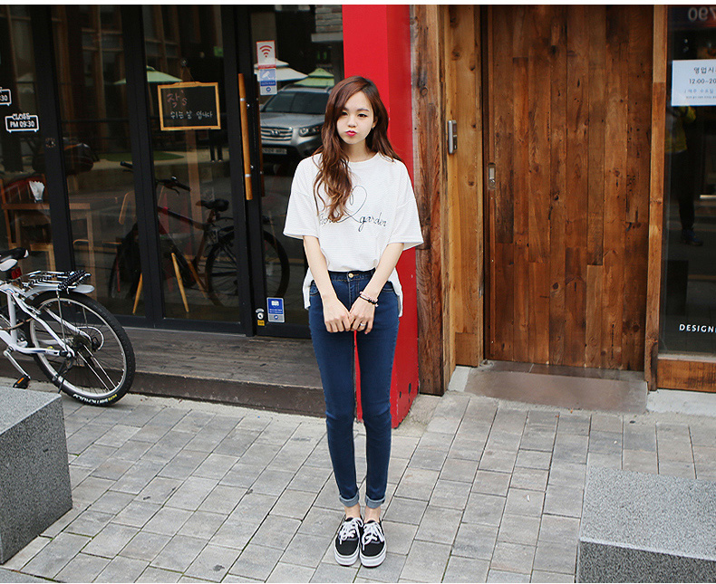 TW60073 Stylish Denim Pant Blue