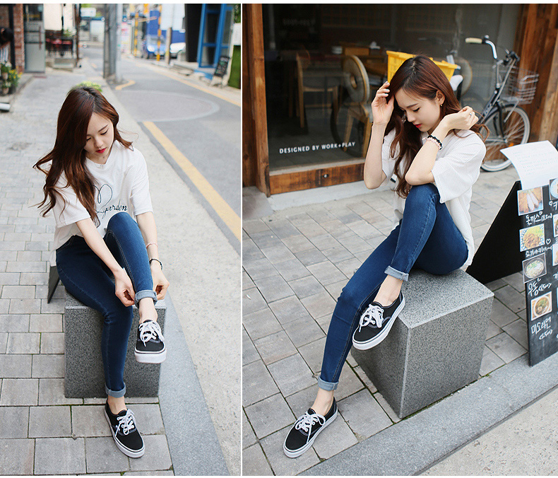 TW60073 Stylish Denim Pant Blue