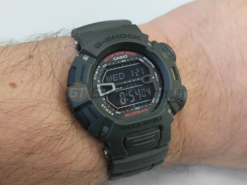 GT201 CASIO G-SHOCK G-9000-3V MUDMAN Watch |Rally Motor Sport Dual Illumin.