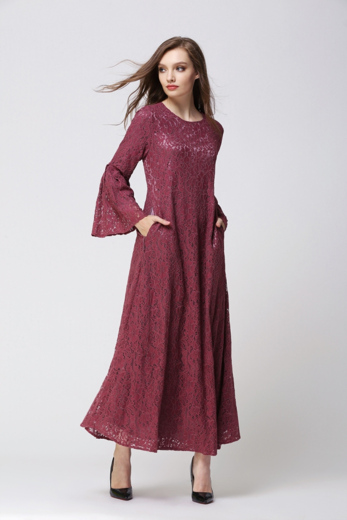 BM70009 Fashion Jubah Pink