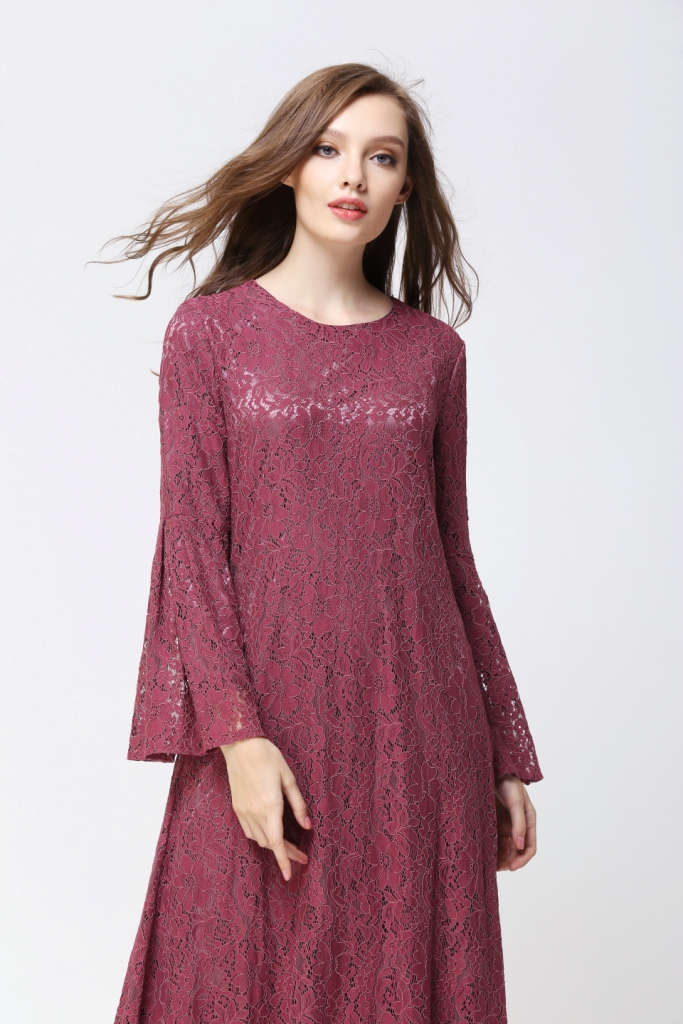BM70009 Fashion Jubah Pink