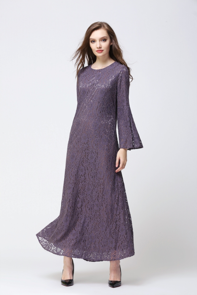 BM70009 Fashion Jubah Purple