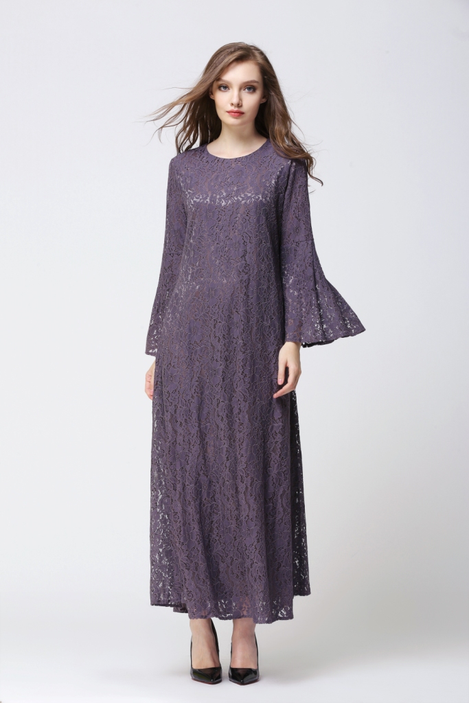 BM70009 Fashion Jubah Purple