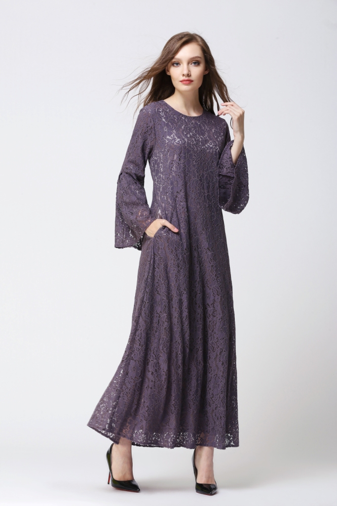 BM70009 Fashion Jubah Purple