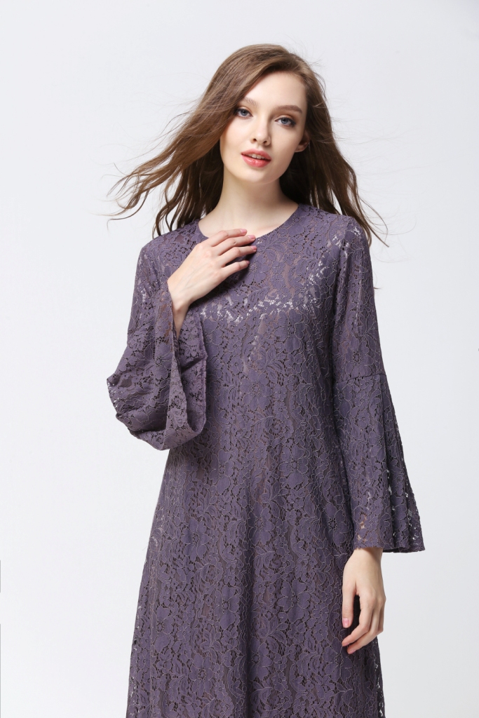 BM70009 Fashion Jubah Purple