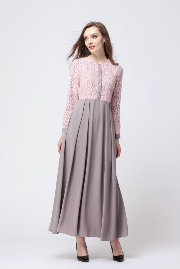 BM70010 Trendy Jubah Grey