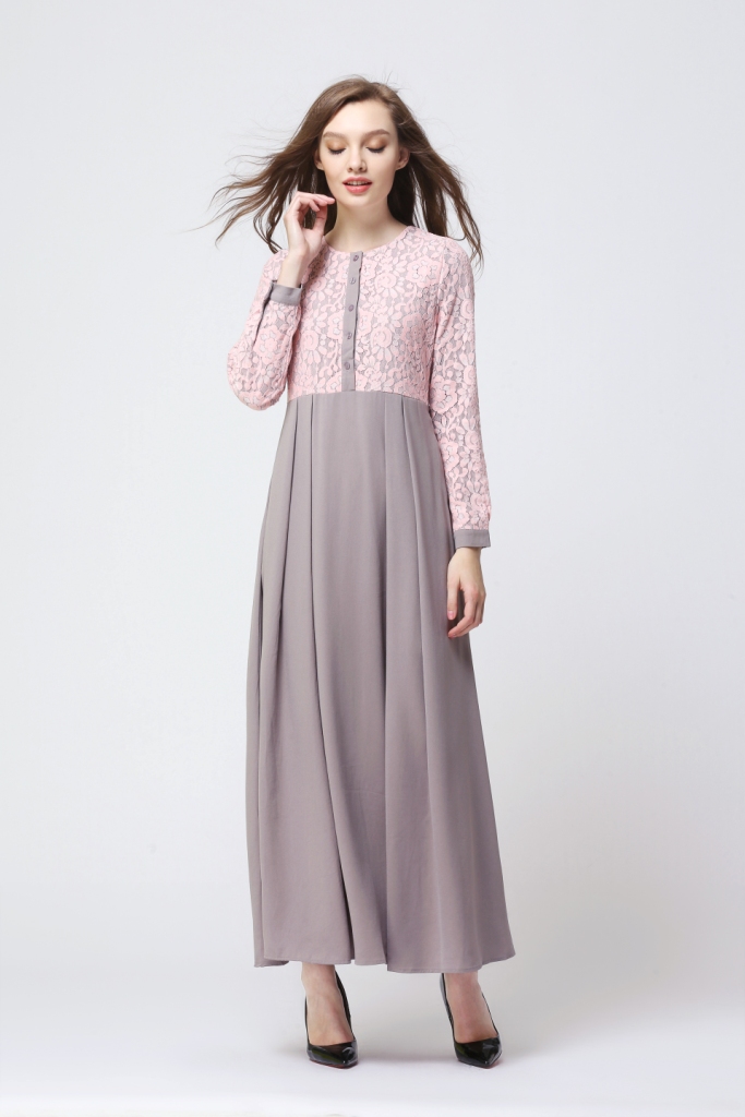 BM70010 Trendy Jubah Grey