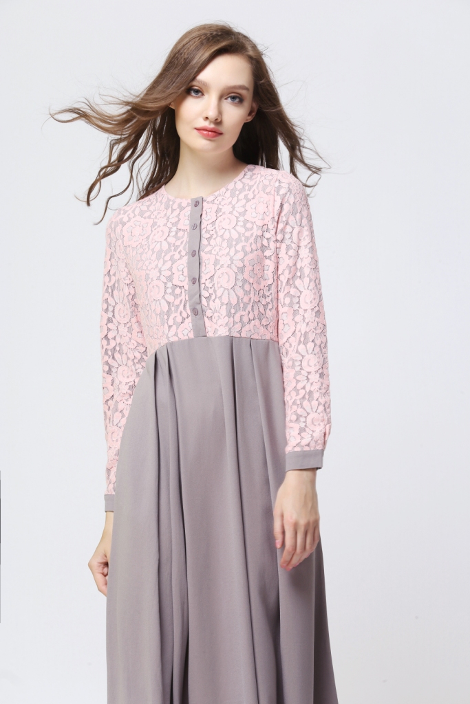 BM70010 Trendy Jubah Grey