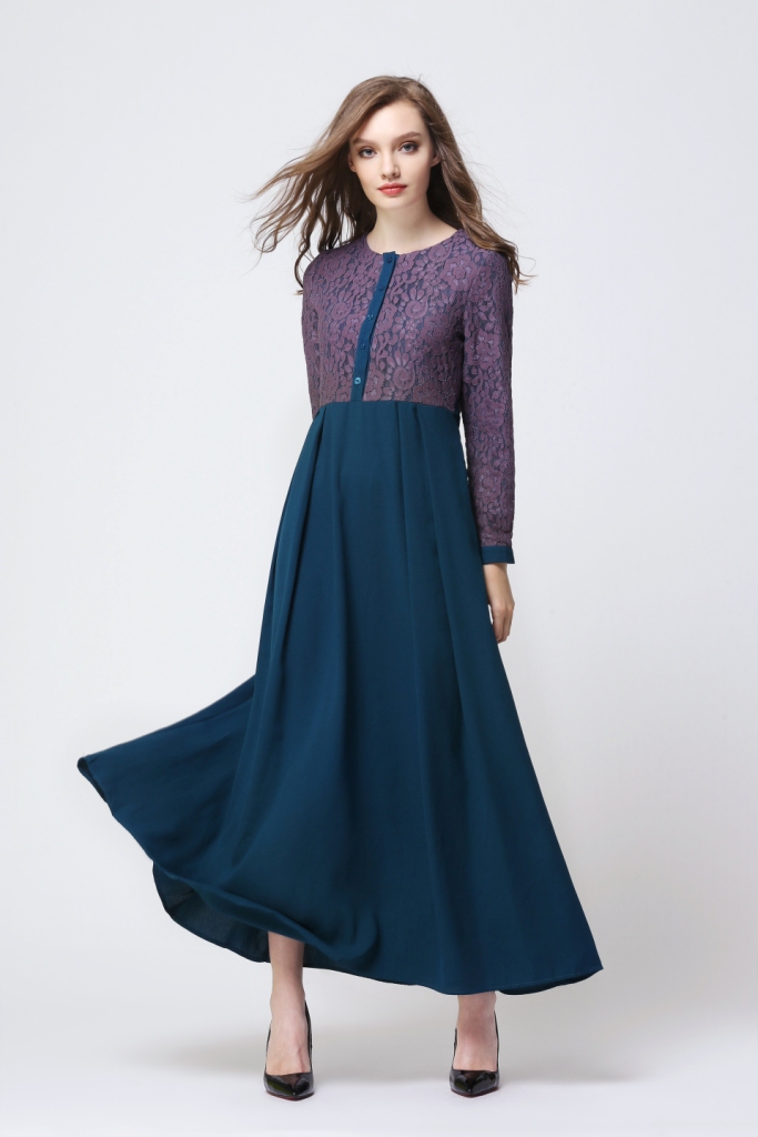 BM70010 Trendy Jubah Teal