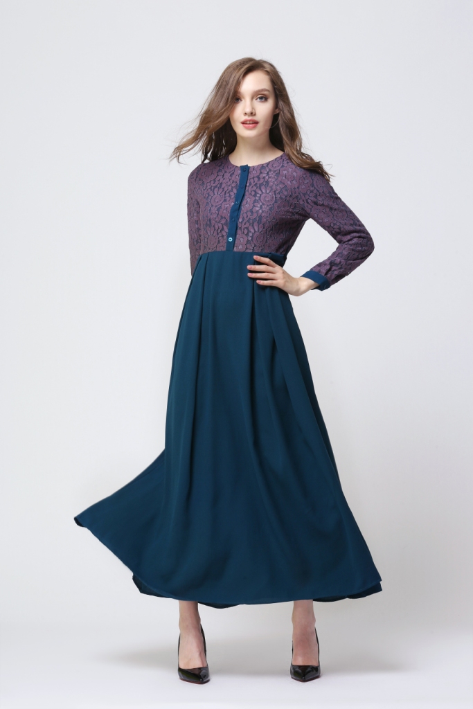 BM70010 Trendy Jubah Teal