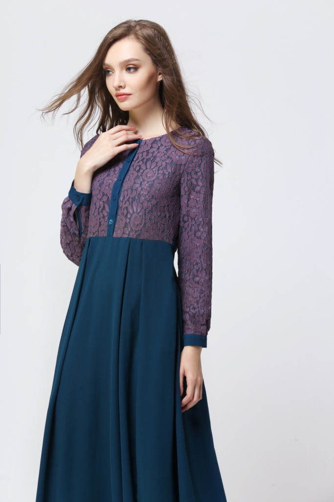BM70010 Trendy Jubah Teal
