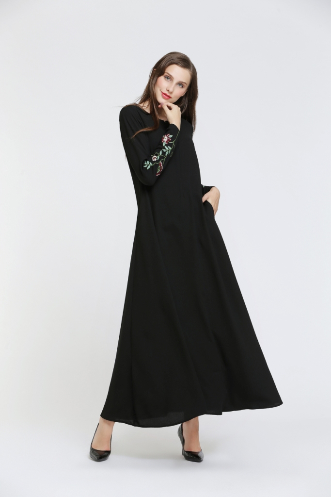 BM70012 Pretty Jubah Black