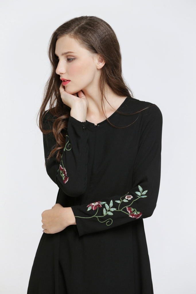 BM70012 Pretty Jubah Black