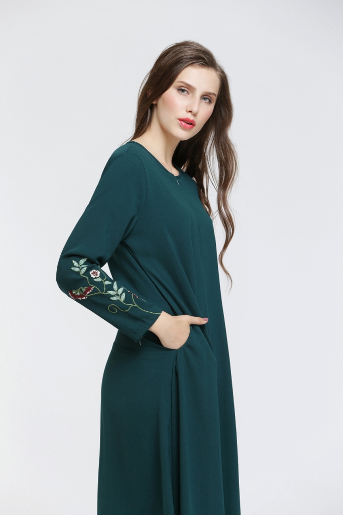 BM70012 Pretty Jubah Dark Green