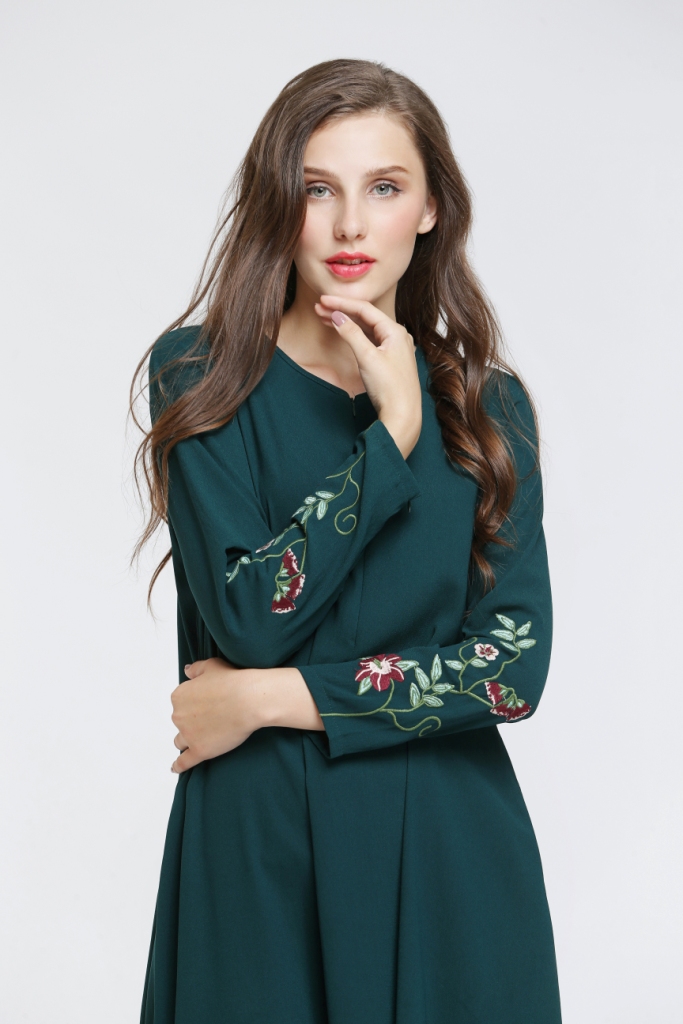 BM70012 Pretty Jubah Dark Green