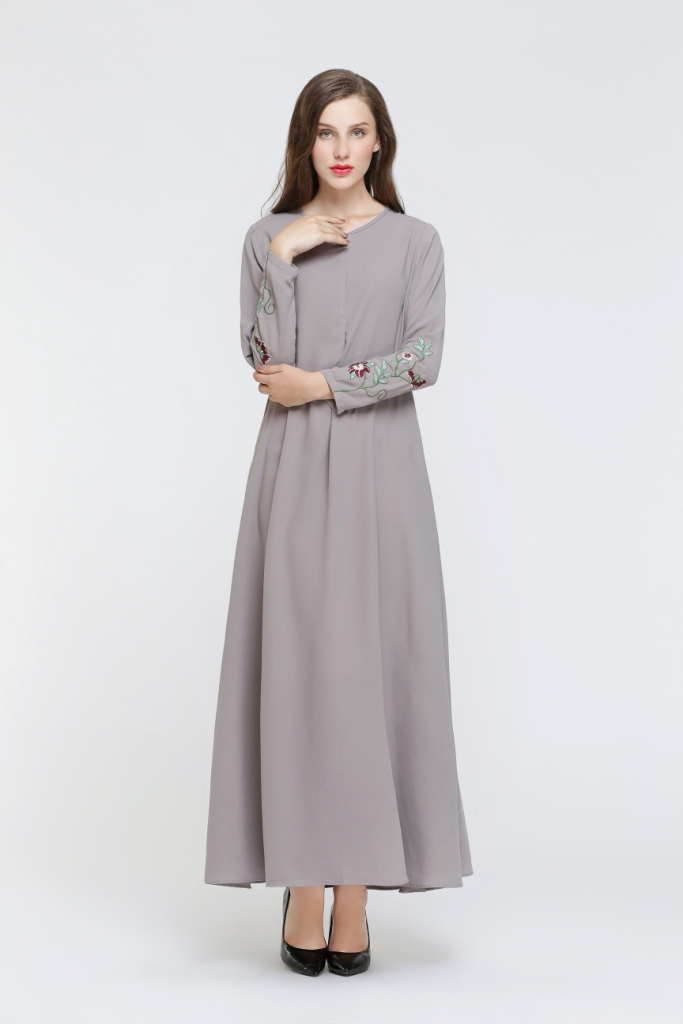 BM70012 Pretty Jubah Grey