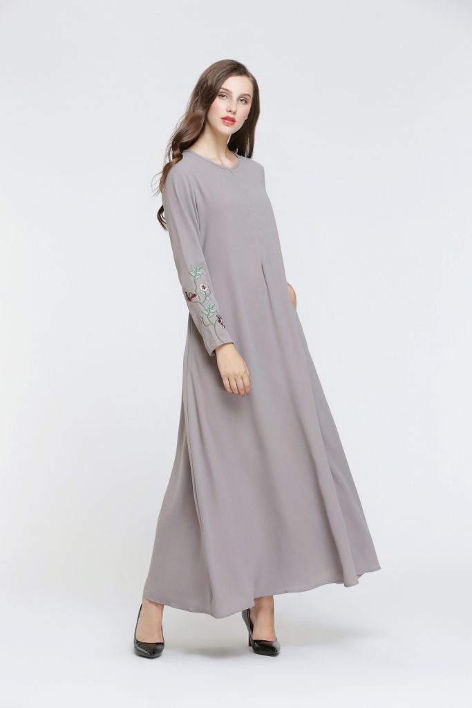 BM70012 Pretty Jubah Grey