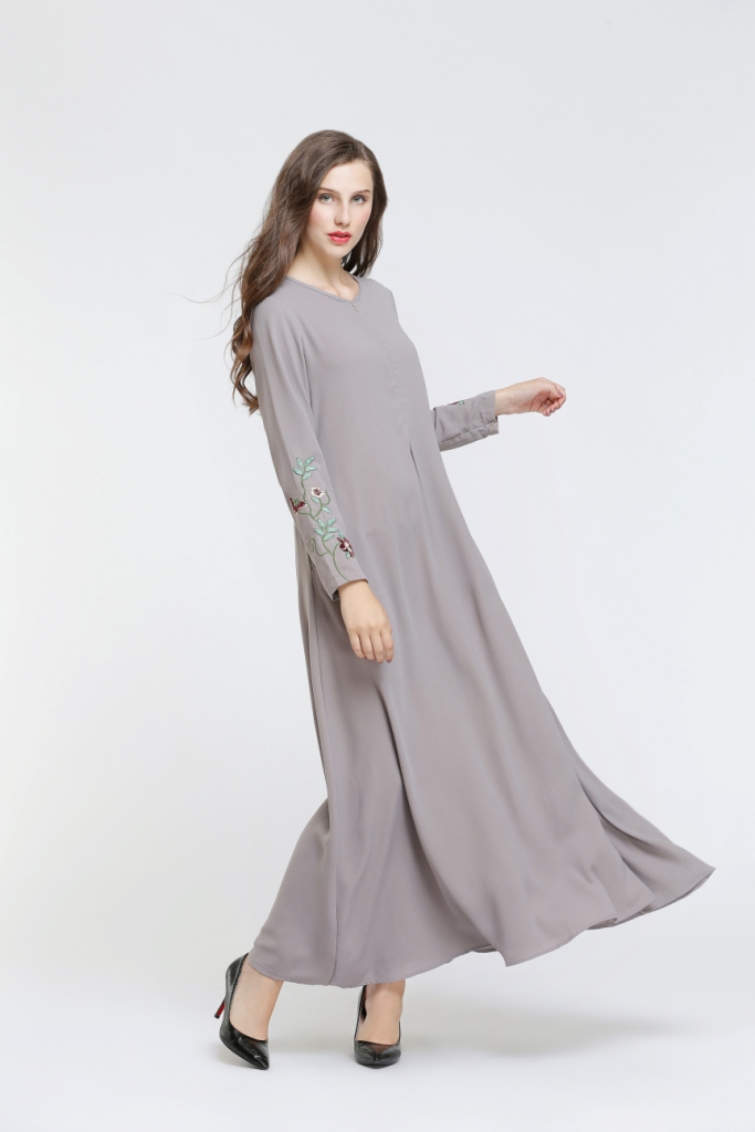 BM70012 Pretty Jubah Grey