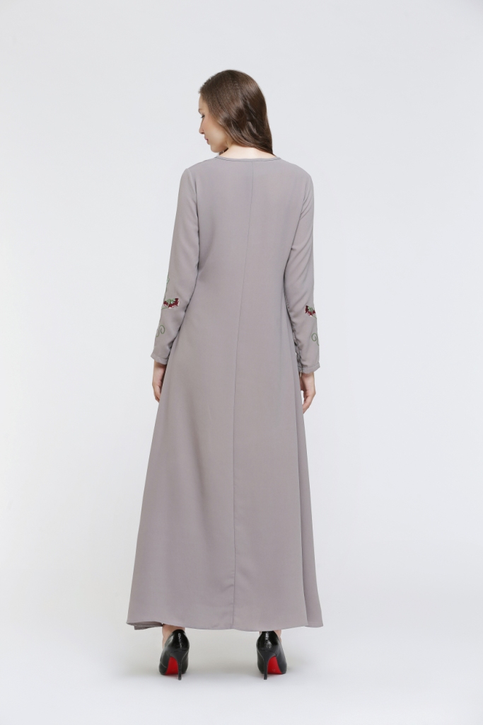 BM70012 Pretty Jubah Grey
