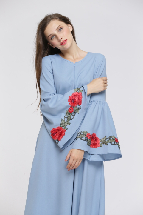 BM70013 Trendy Jubah Blue