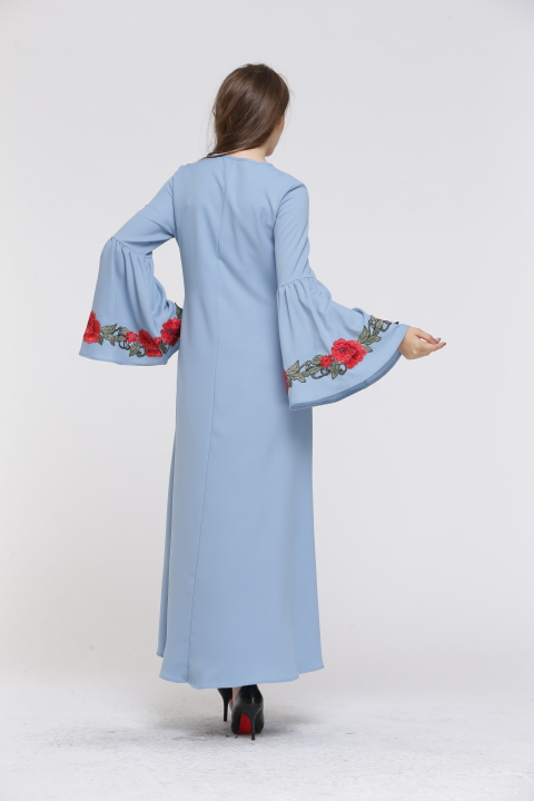 BM70013 Trendy Jubah Blue