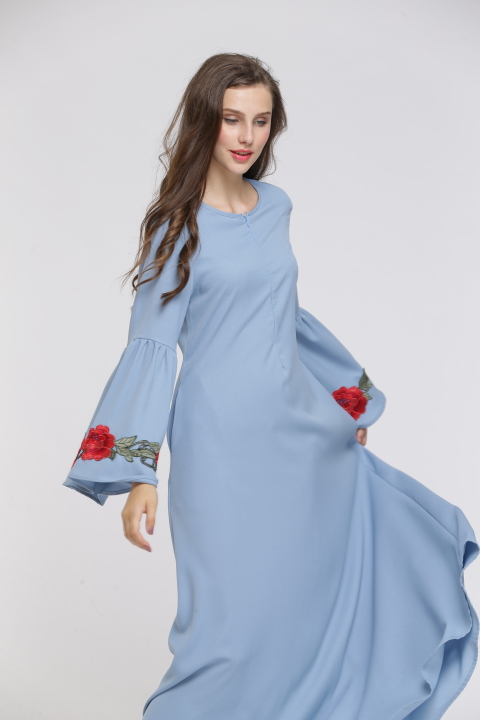 BM70013 Trendy Jubah Blue