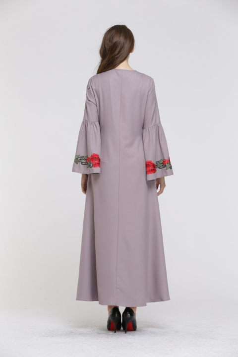 BM70013 Trendy Jubah Grey