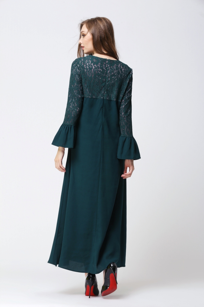 BM70014 Pretty Jubah Dark Green