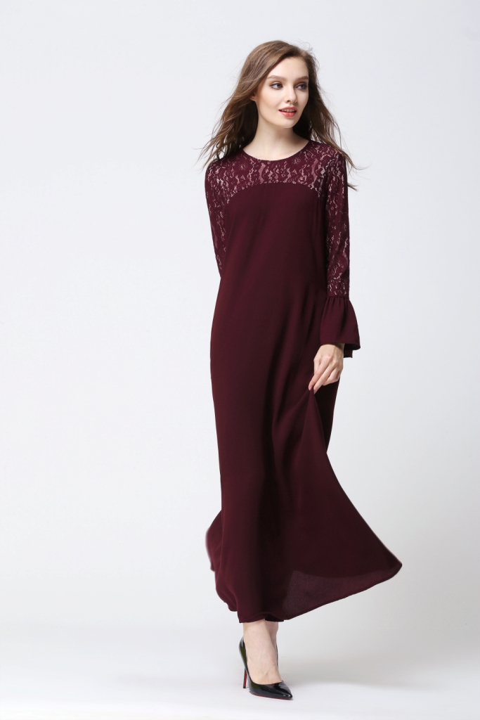 BM70014 Pretty Jubah Maroon