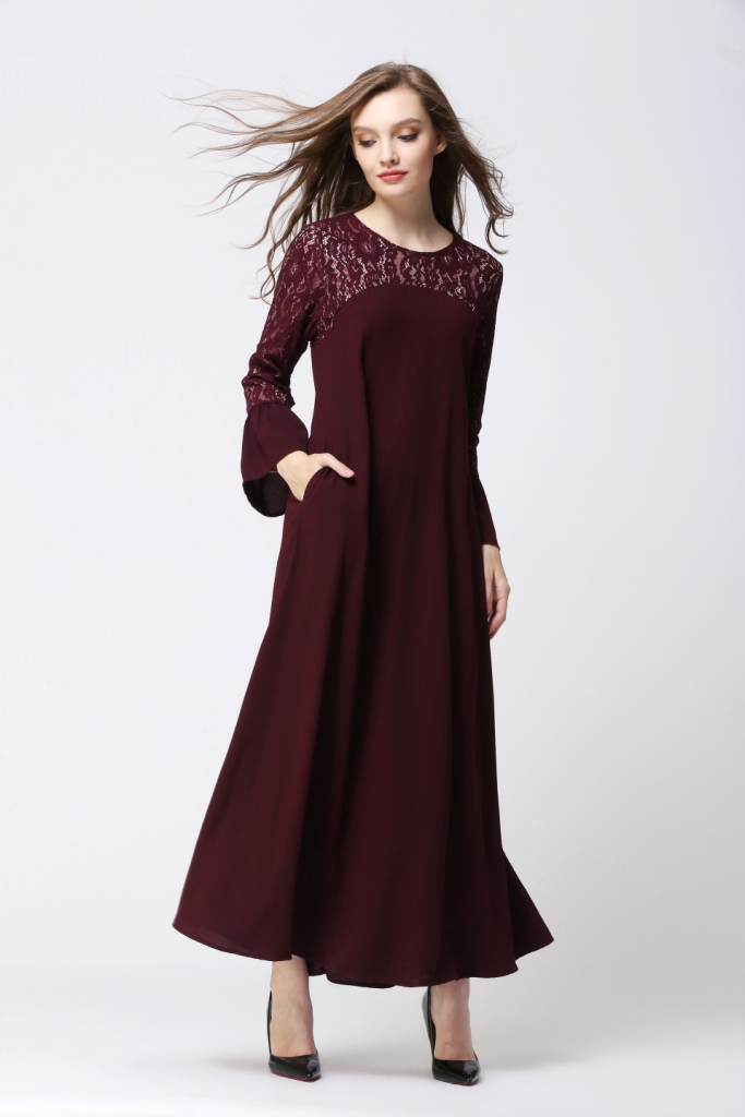 BM70014 Pretty Jubah Maroon