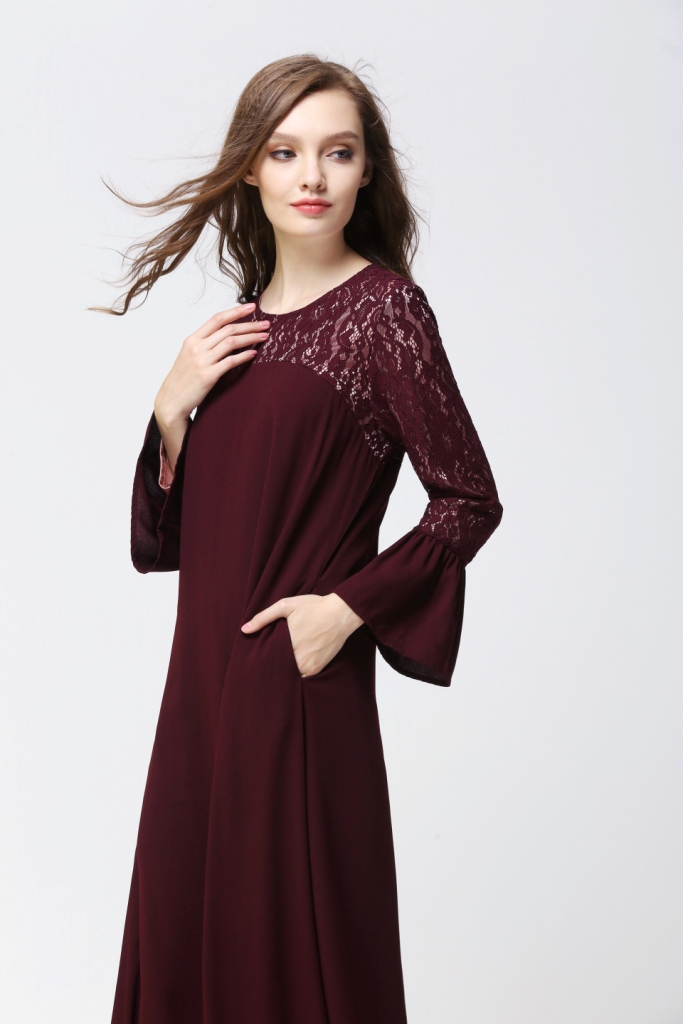 BM70014 Pretty Jubah Maroon